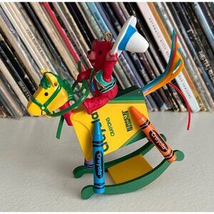 Hallmark Keepsake Ornament Bright Rocking Colors Crayola Crayon Collector's